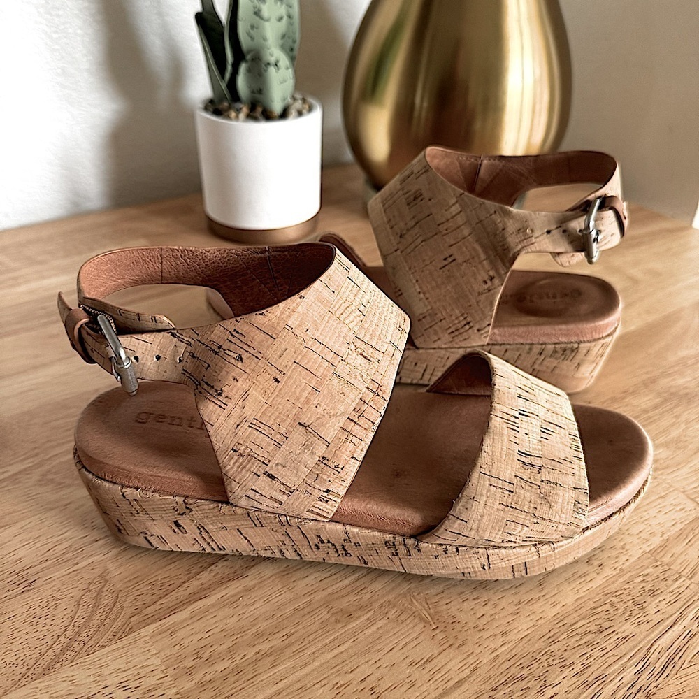 Gentle Souls by Kenneth Cole Women's Lori Platform Sandals Size 7.5 - Picture 6 of 15